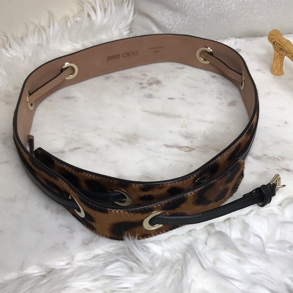 Authentic Jimmy Choo Belt - Animal Print✨